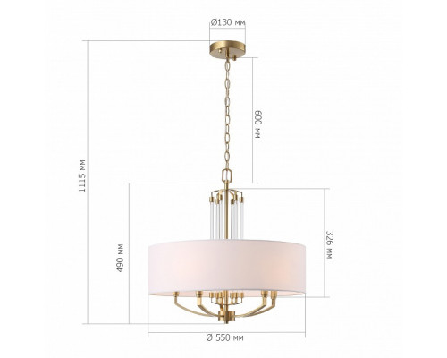 Подвесная люстра ST-Luce BRASS SL1403.303.05