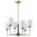 Люстра на штанге ST-Luce BLACK+BRASS SL1404.303.06