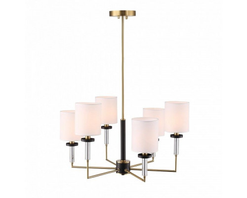 Люстра на штанге ST-Luce BLACK+BRASS SL1404.303.06