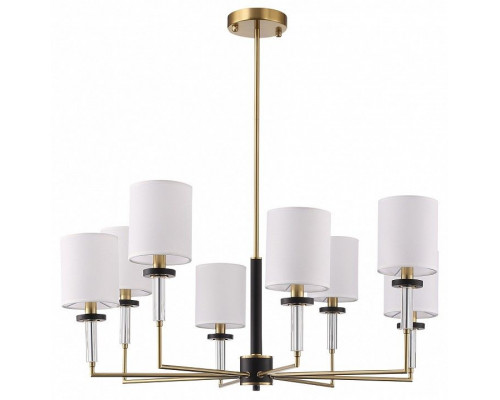 Люстра на штанге ST-Luce BLACK+BRASS SL1404.303.08