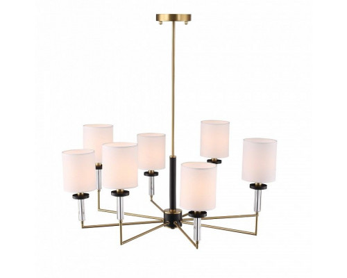 Люстра на штанге ST-Luce BLACK+BRASS SL1404.303.08