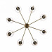 Люстра на штанге ST-Luce BLACK+BRASS SL1404.303.08