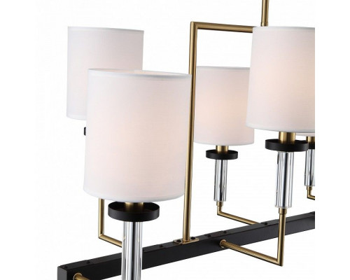 Люстра на штанге ST-Luce BLACK+BRASS SL1404.338.08