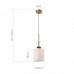 Подвесной светильник ST-Luce BLACK+BRASS SL1404.303.01