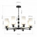 Подвесная люстра ST-Luce AURORA SL2003.403.08