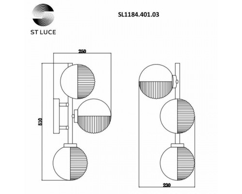 Бра ST-Luce Todo SL1184.401.03